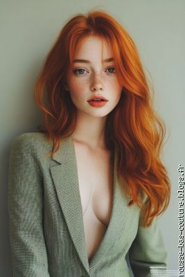 Veste entre ouverte.